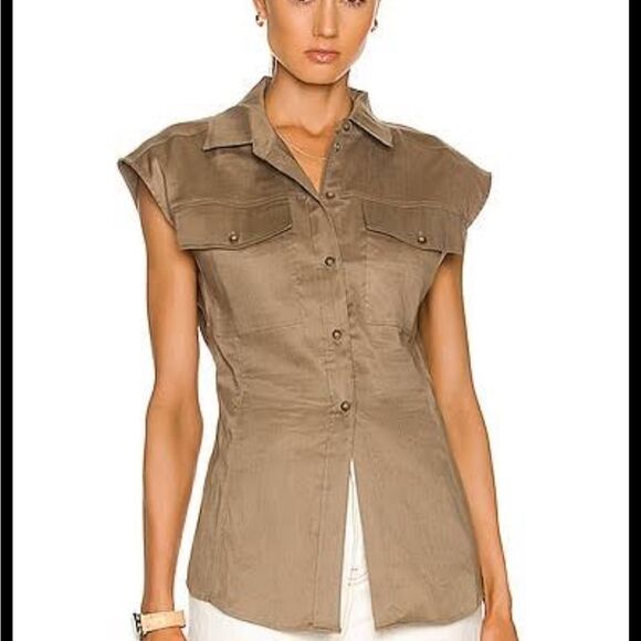 FRAME cutaway Arie top - Picture 1 of 8